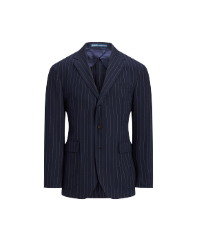 Polo Tailored Wool Flannel Blazer in Navy | Ralph Lauren® HK