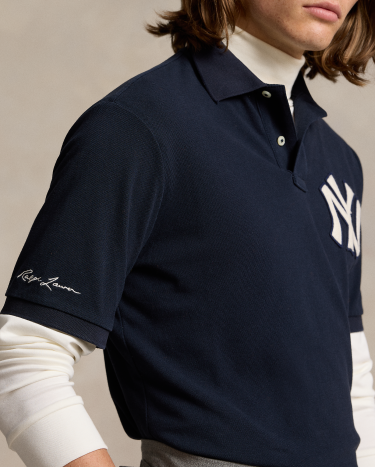 Polo Ralph Lauren Yankees Polo Shirt in Navy | Ralph Lauren® HK