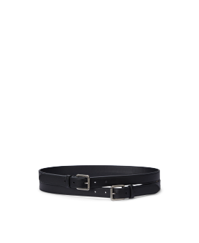 Logo Reversible Pebbled Leather Belt in Multi | Ralph Lauren® HK