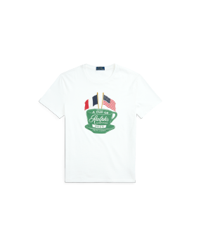 The Ralph Logo T-Shirt in White | Ralph Lauren® HK
