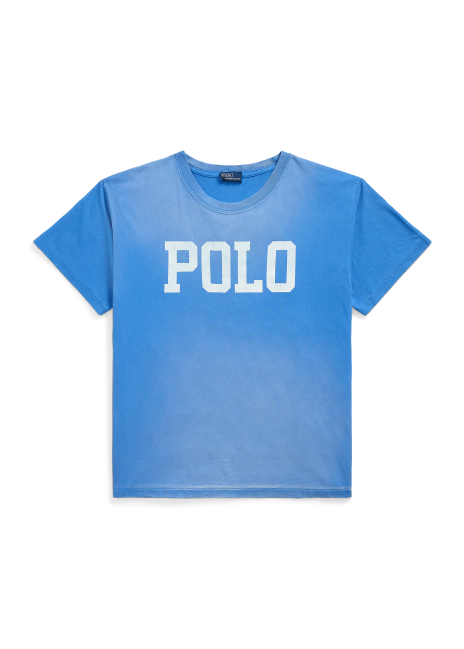 Ralph Lauren Logo Cotton Jersey Crewneck Tee