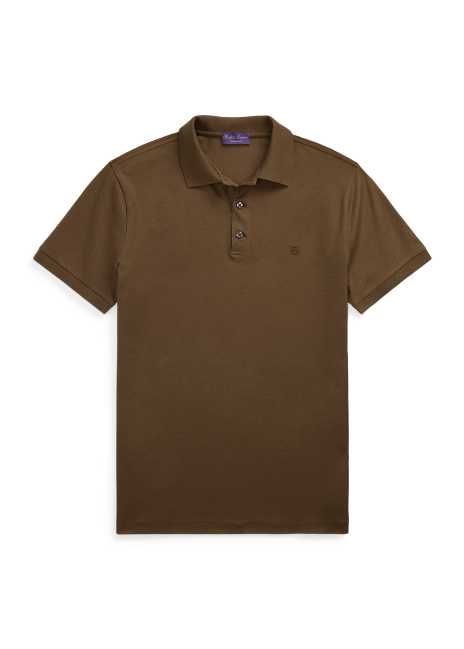 Ralph Lauren Custom Slim Fit Piqué Polo Shirt
