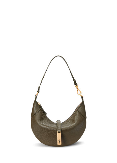 Ralph Lauren Polo ID Pebbled Mini Shoulder Bag