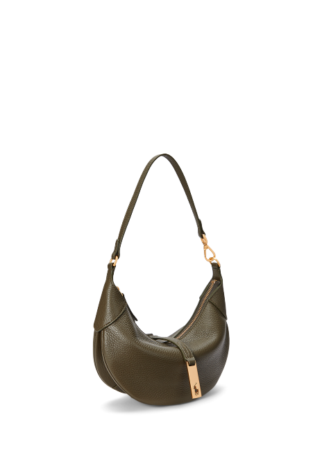 Ralph Lauren Polo ID Pebbled Mini Shoulder Bag