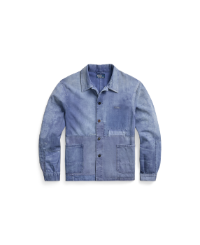 The Bayport Indigo-Dyed Denim Jacket in Blue | Ralph Lauren® HK The Bayport Indigo-Dyed Denim Jacket in Blue | Ralph Lauren® HK
