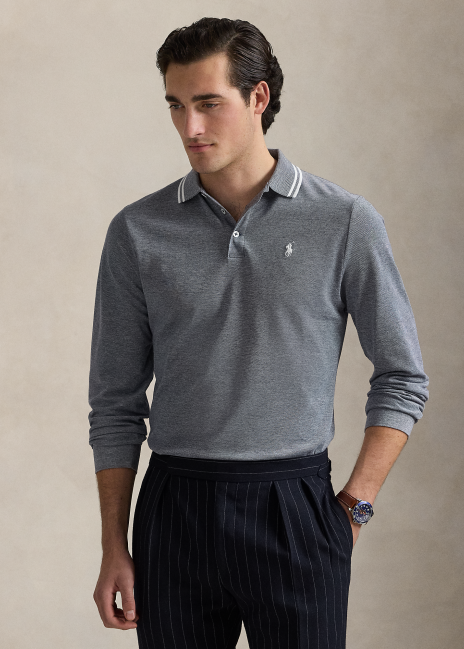 Ralph Lauren Custom Slim Fit Stretch Mesh Polo Shirt