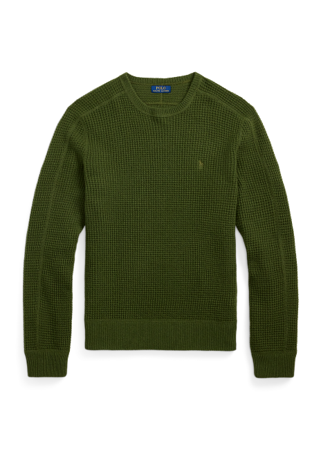Ralph Lauren Waffle-Knit Wool-Alpaca Sweater