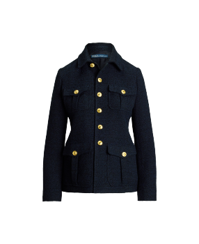 Cotton Canvas Jacket in Khaki | Ralph Lauren® HK