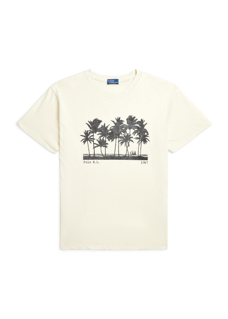Ralph Lauren Shrunken Fit Jersey Graphic Tee