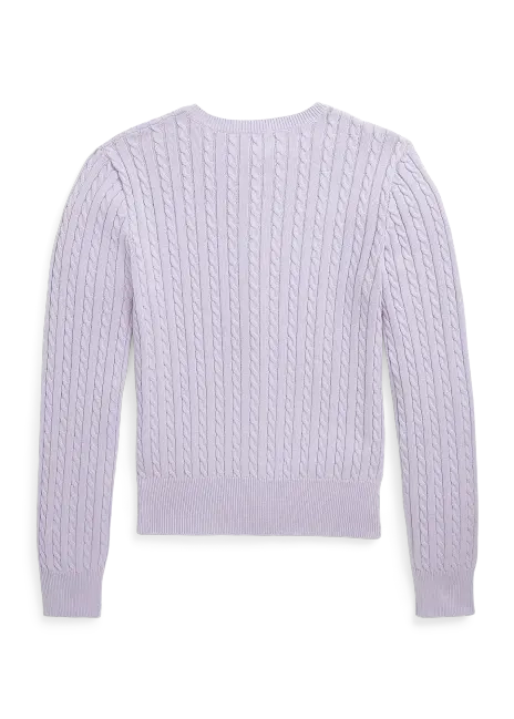 Ralph Lauren Mini-Cable Cotton Cardigan