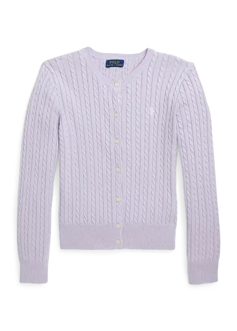 Ralph Lauren Mini-Cable Cotton Cardigan
