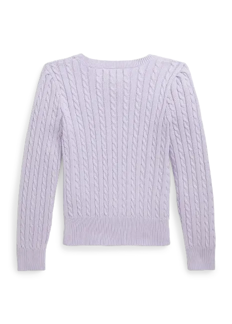 Ralph Lauren Mini-Cable Cotton Cardigan