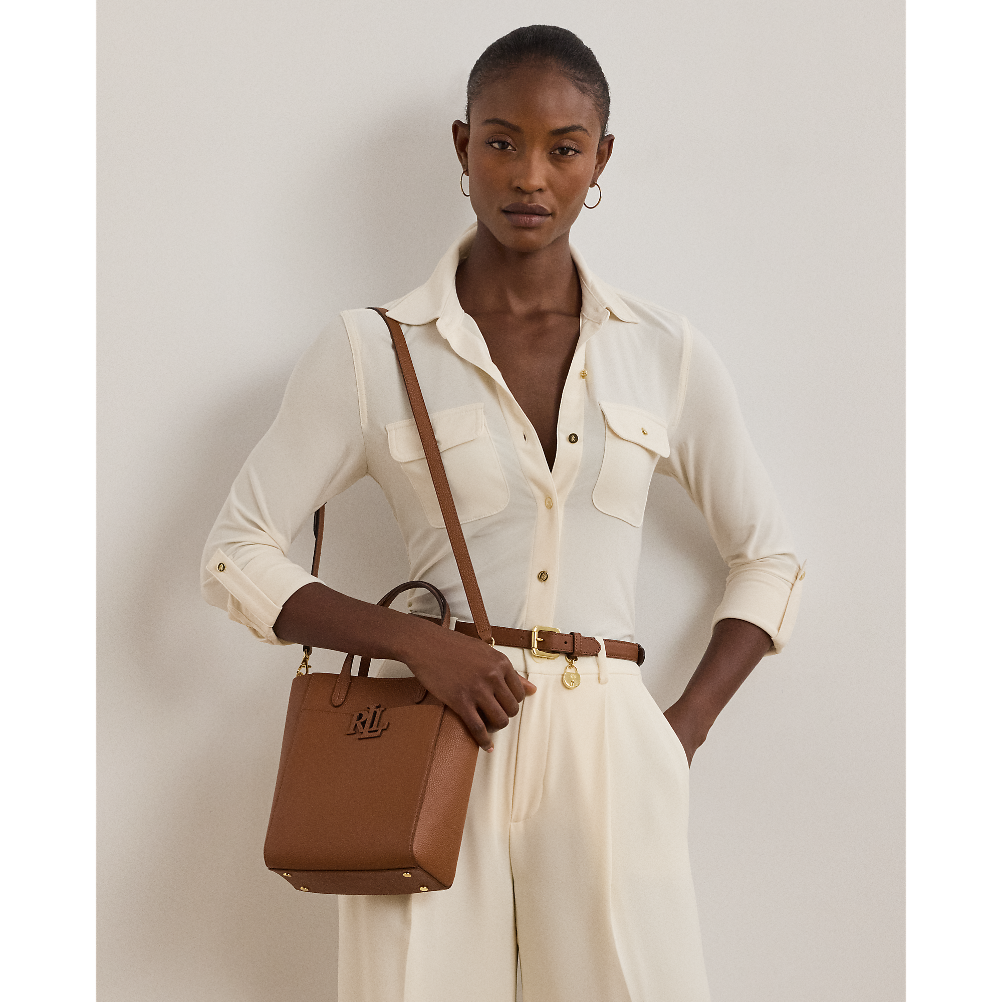 【Lauren Ralph Lauren】Small Cameryn Tote Bag♪♪ Lauren Ralph Lauren Small Cameryn Tote Bag | Black | FARFETCH CA
