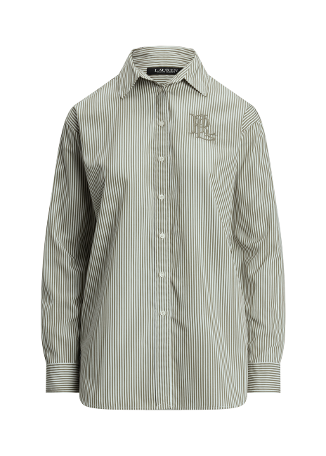 Ralph Lauren Relaxed Fit Striped Broadcloth Shirt