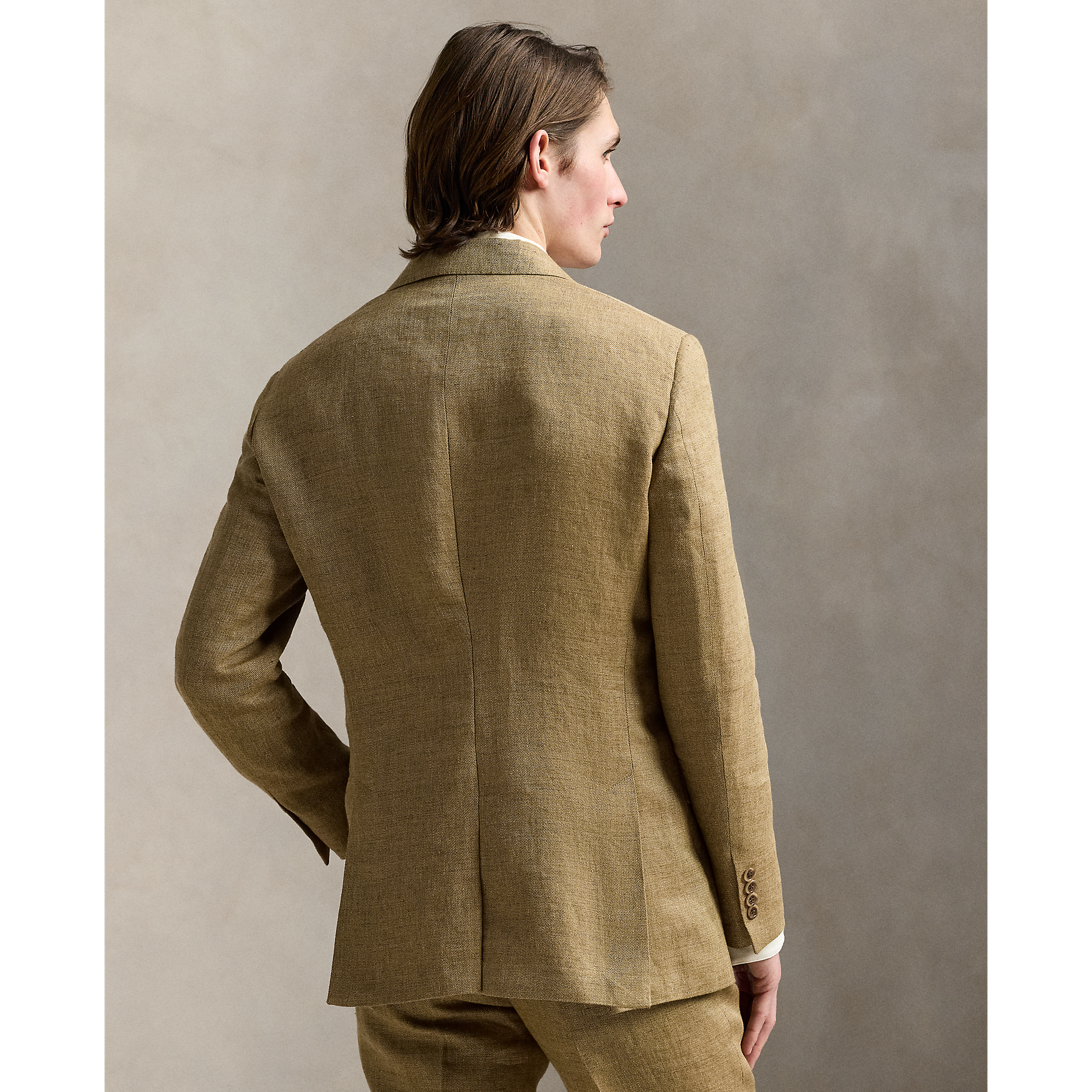 ジャケット・アウター Franklin Tailored Polo Coat Polo Tailored Linen-Silk Suit Jacket in Brown | Ralph Lauren® HK