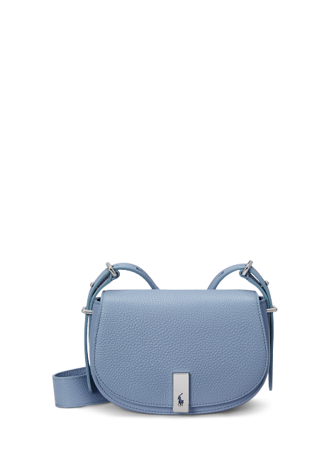 Ralph Lauren Polo ID Leather Mini Saddle Bag