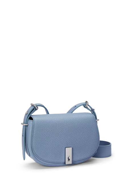 Ralph Lauren Polo ID Leather Mini Saddle Bag