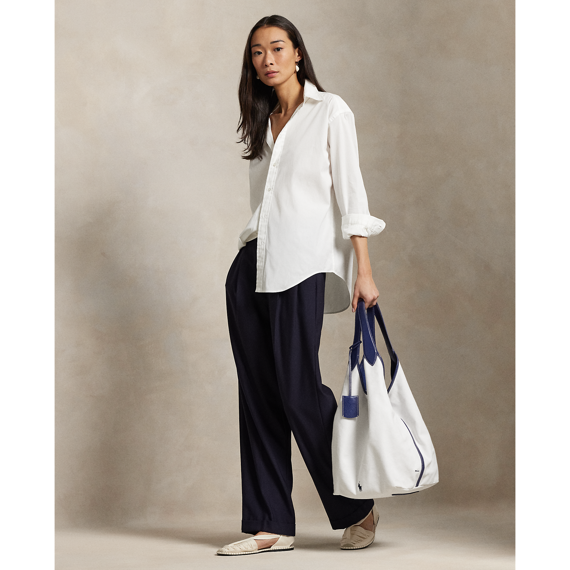 （US発）POLO RALPH LAUREN Polo Play ミディアム トート POLO RALPH LAUREN トートバッグ Polo Play スエード ミディアム