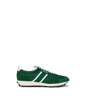 PRL Trail 125 Suede & Oxford Sneaker in Black | Ralph Lauren® HK PRL Trail 125 Suede & Oxford Sneaker in Black | Ralph Lauren® HK