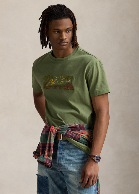 Ralph Lauren Classic Fit Embroidered Jersey T-Shirt