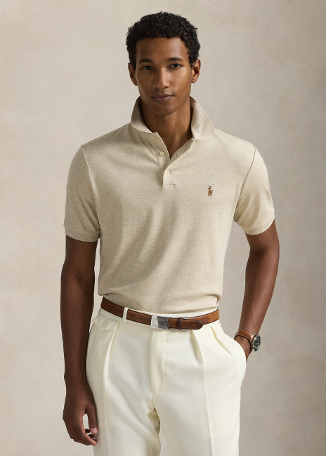 Ralph Lauren Custom Slim Fit Soft Cotton Polo Shirt