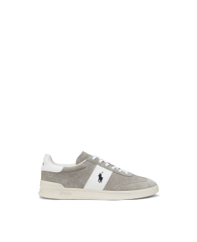 Bedford Leather-Suede Sneaker in White | Ralph Lauren® HK