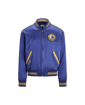 Garment-Dyed Chino Jacket in Blue | Ralph Lauren® HK