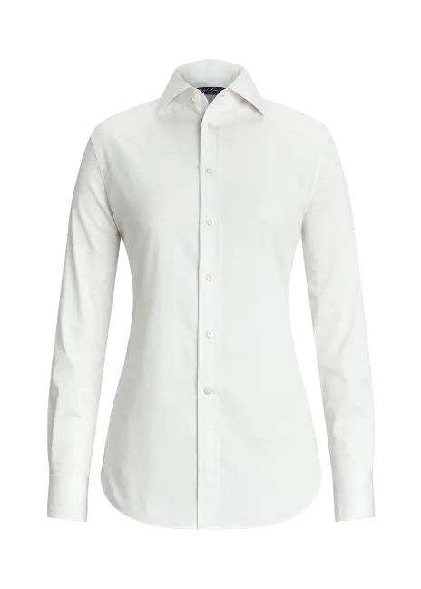 Ralph Lauren Charmain Slim Fit Stretch Poplin Shirt