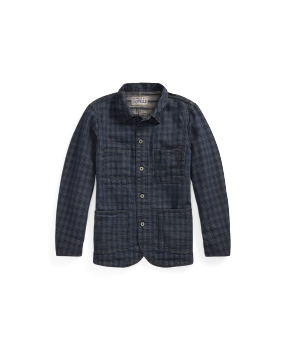 ジャケット ORR Raphine Wool Jacket Plaid Wool Twill Shirt Jacket in Red | Ralph Lauren® HK