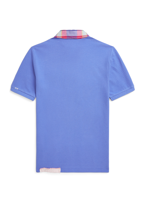 Ralph Lauren Distressed Cotton Mesh Polo Shirt