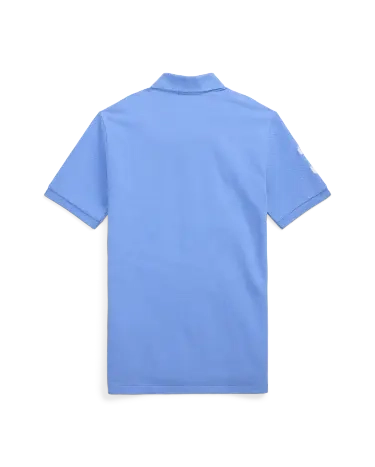 Big Pony Cotton Mesh Polo Shirt in Blue | Ralph Lauren® HK