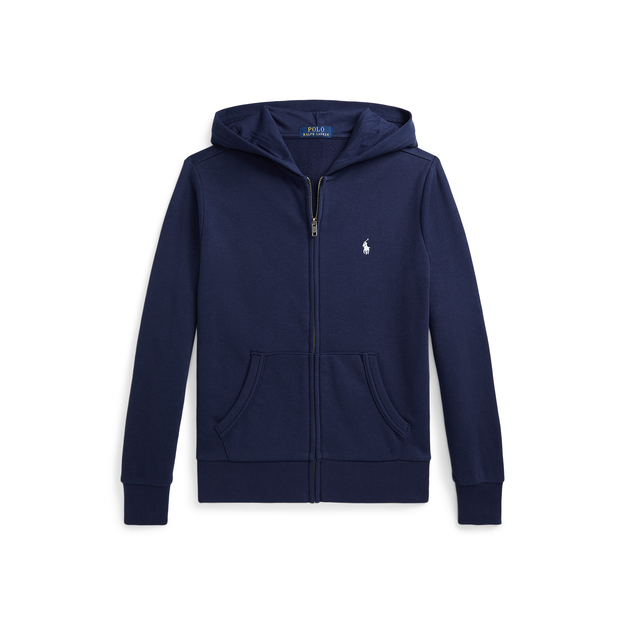 French Terry Full-Zip Hoodie in Navy | Ralph Lauren® HK