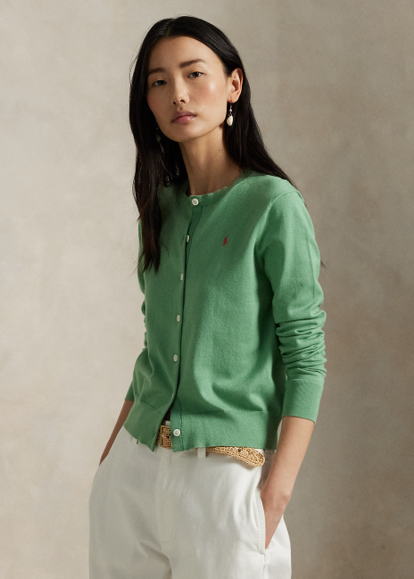 Ralph Lauren Cotton-Blend Cardigan
