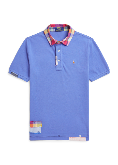 Ralph Lauren Distressed Cotton Mesh Polo Shirt