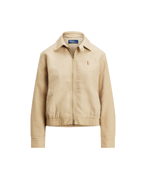 Cotton Canvas Jacket in Khaki | Ralph Lauren® HK
