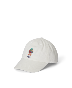 The Iconic Cotton Chino Ball Cap in White | Ralph Lauren® HK