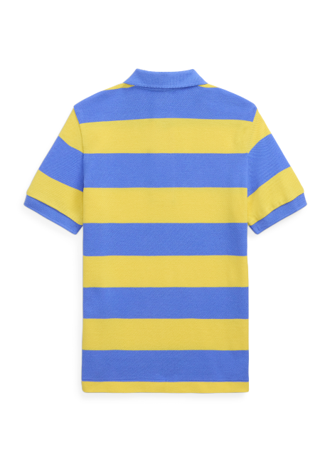 Ralph Lauren Striped Cotton Mesh Polo Shirt