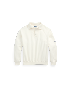 Ralph Lauren BIGSHIRT ホワイト Polo Ralph Lauren Boys White Big Pony Logo Terry Lined Full