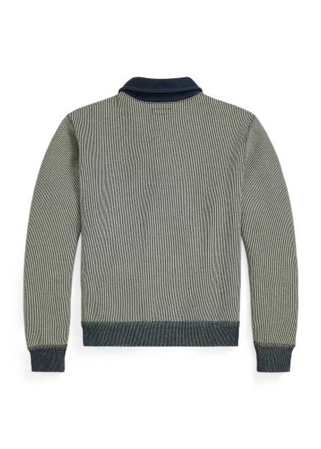 Ralph Lauren Striped Jacquard-Knit Cardigan