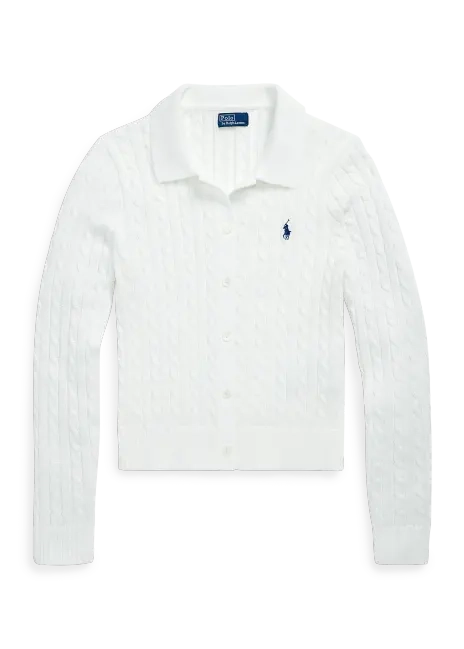 Ralph Lauren Cable-Knit Cotton Cardigan