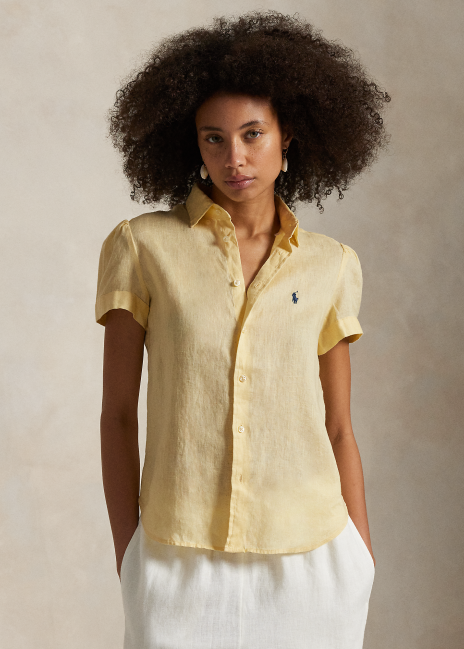 Ralph Lauren Linen Short-Sleeve Shirt