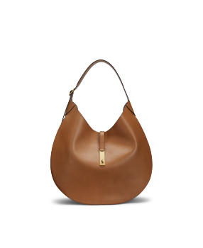 Polo ID Leather Small Shoulder Bag in Black | Ralph Lauren® HK