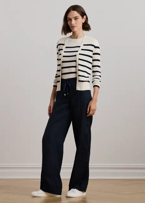 Ralph Lauren Linen Wide-Leg Pant