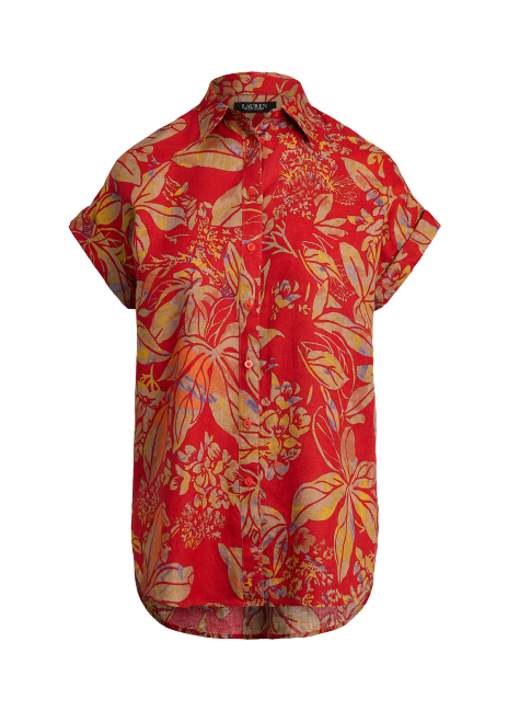 Ralph Lauren Relaxed Fit Floral Short-Sleeve Shirt