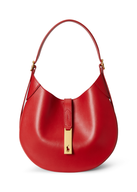 Ralph Lauren Polo ID Leather Small Shoulder Bag