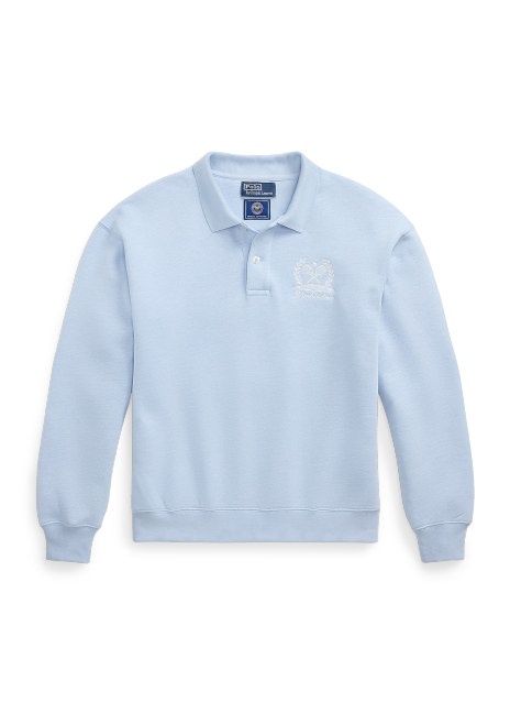 Ralph Lauren Wimbledon Fleece Long-Sleeve Polo Shirt
