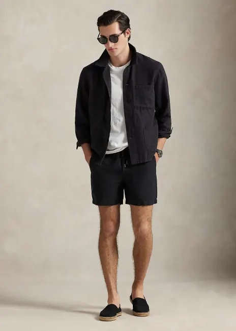 Ralph Lauren 6-Inch Polo Prepster Linen Short