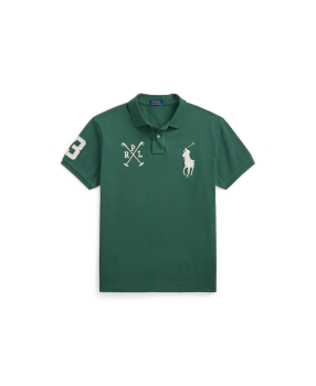 Classic Fit Mesh Polo Shirt in Green | Ralph Lauren® HK