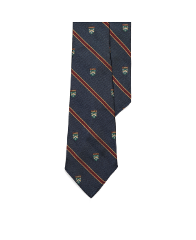 Polo Pony Silk Repp Tie in Green | Ralph Lauren® HK