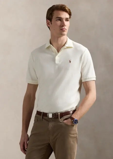 Ralph Lauren Custom Slim Fit Soft Cotton Polo Shirt